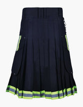 CARGO HIGH VISIBLE REFLECTIVE KILT FOR FIREFIGHTER - Scottish Kilt Jacket™ USA-UK